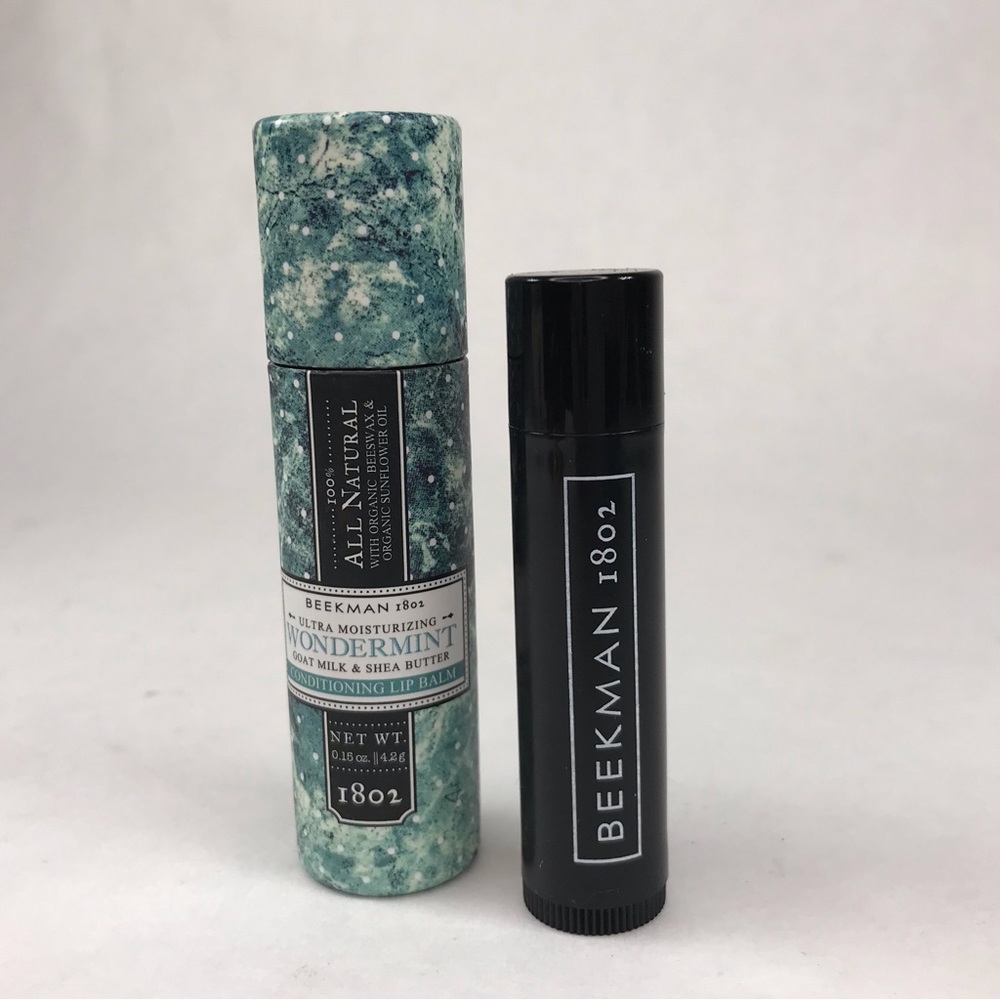 Beekman 1802 Goat Milk Shea Butter Wondermint Lip Balm New - Picture 4 of 5
